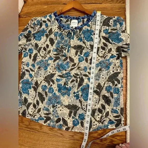 MISA Los Angeles Siena Top in Jaipur Floral Mix size Medium - Picture 15 of 15